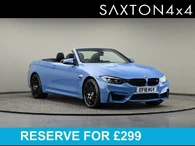 2018 BMW 4 Series 3.0 M4 (444bhp) (Competition Pack)(s/s) Convertible M DCT