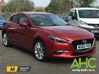2016 Mazda Mazda3 2.0 Sport Nav (120ps) (Safety Pack)(Black Leather) Hatchback 5d Auto