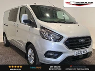 2022 Ford Transit Custom 2.0TDCi 320 L2H1 Limited (130PS)(EU6dT) Double Cab-in-Van