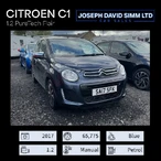 2017 Citroen C1 1.2 PureTech Flair 5d