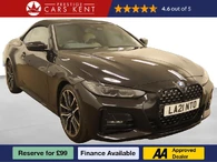 2021 BMW 4 Series 2.0 420i M Sport Convertible 2d Auto