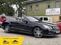 2010 Mercedes-Benz E-Class 3.0TD E350 CDI Sport 3.0CDI (231bhp) BlueF Cabriolet Auto